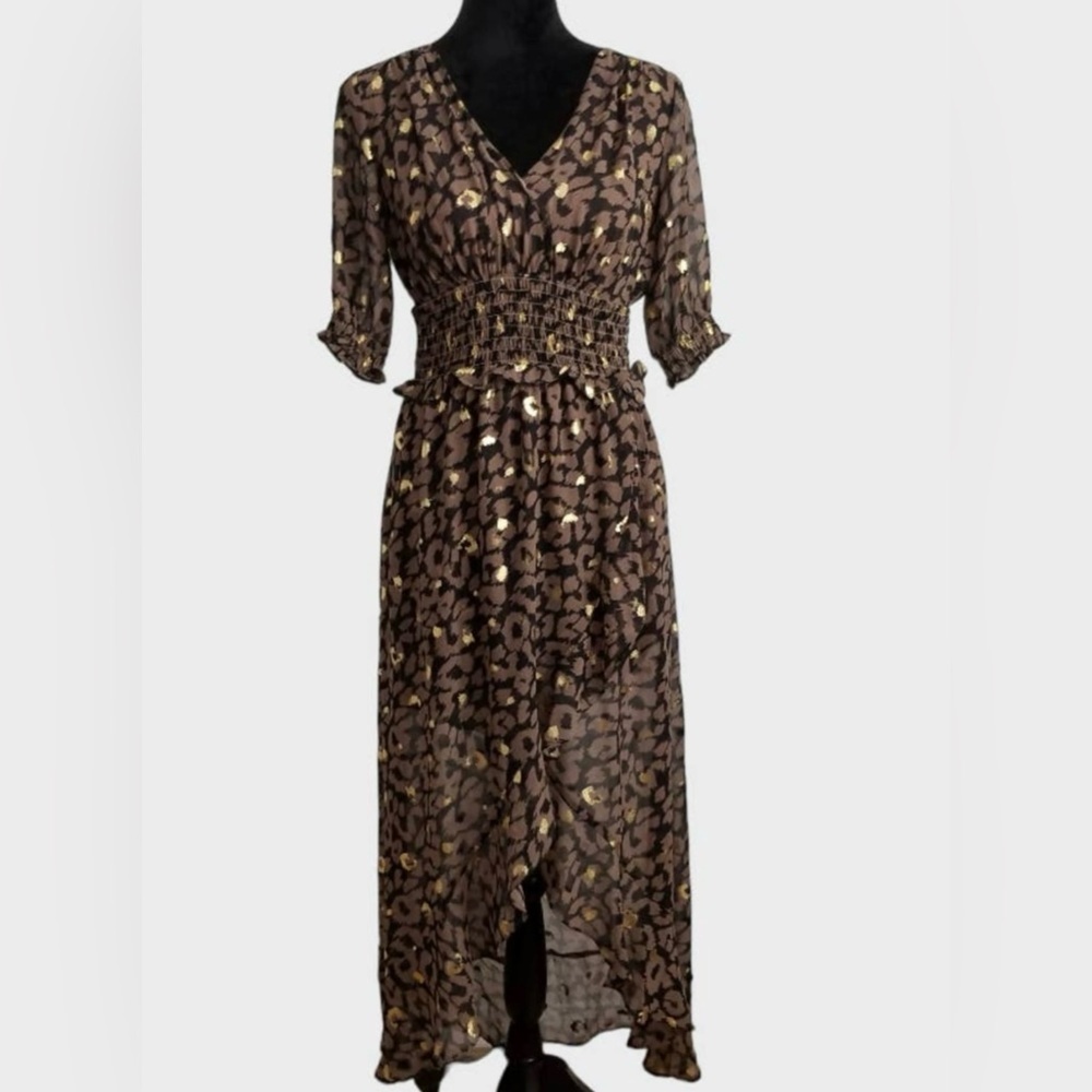 Animal Print Metallic Dress by Express NWT - Picture 9 of 9